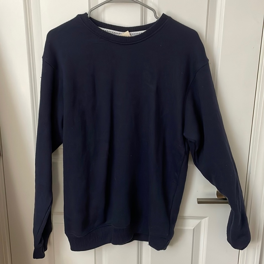 Pacific & Co. Navy Oversized Lightweight Beachy Sweatshirt